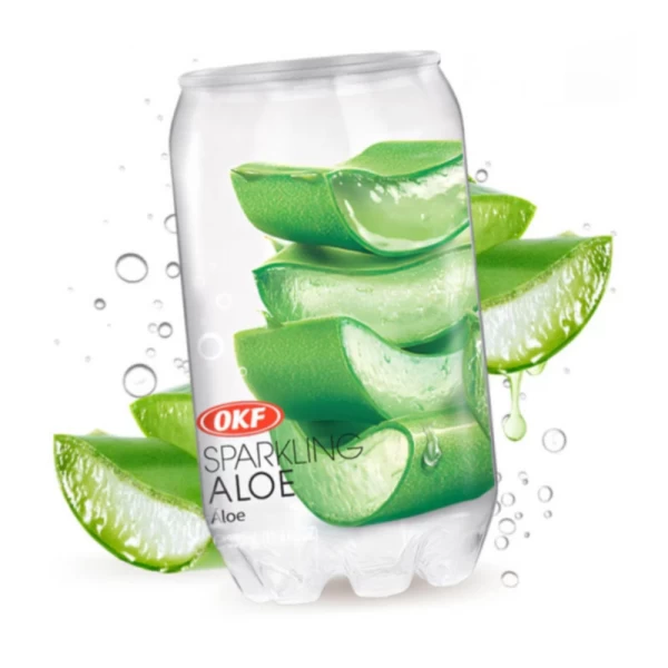 Okf Bautura carbogazoasa din aloe 350 ml - image 2
