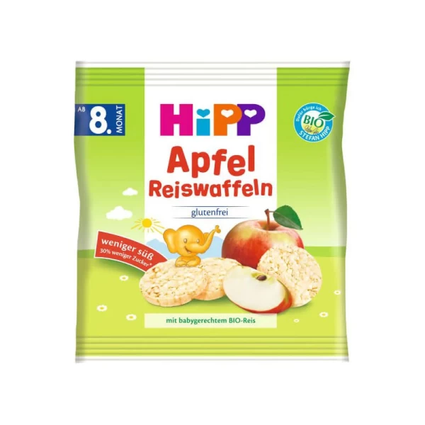 HiPP Рисовые хлебцы с яблоком (8+ мес.), 30 г - image 1