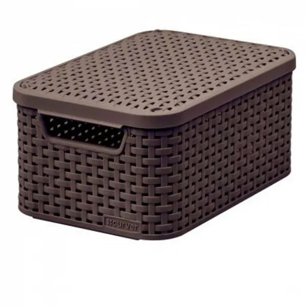 Cos cu capac STYLE S 28.5*19.5 cm Maro - image 1