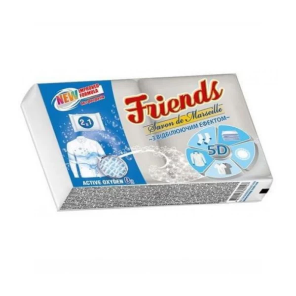 Мыло хозяйственное Friends с отбеливающим эффектом 2 х 115 г - image 2