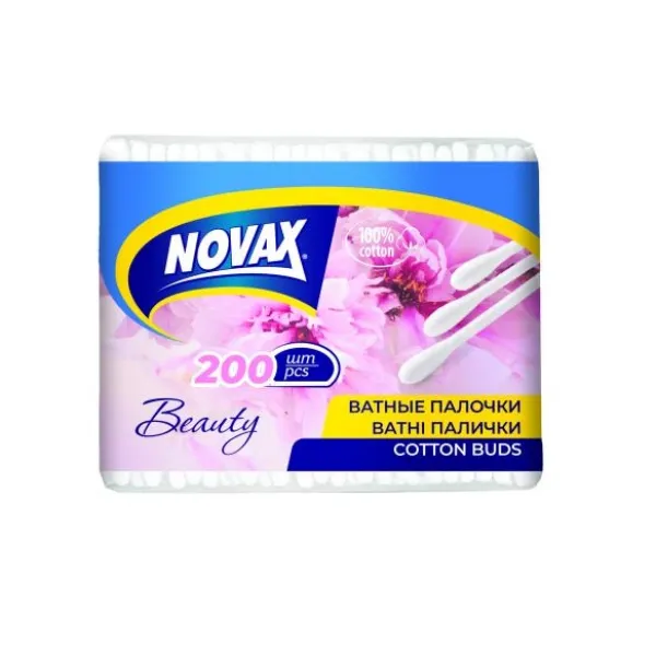 Novax Betisoare de vata 200 buc Eco 8849 - image 1