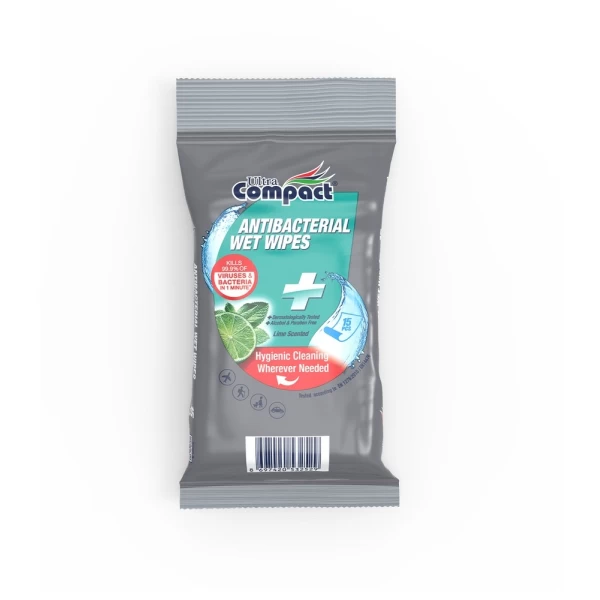 Ultra Compact Servetele umede 15 buc, anti-bacterial - image 1