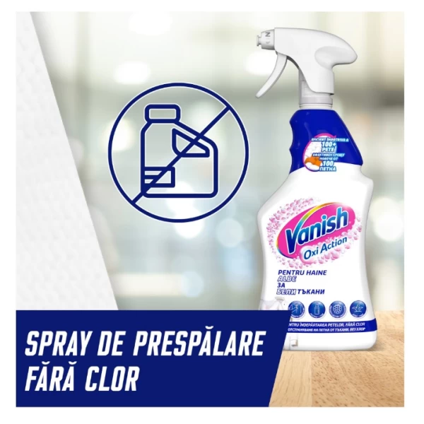 Vanish Oxi Action White 500мл Спрей для выведения пятен - image 3