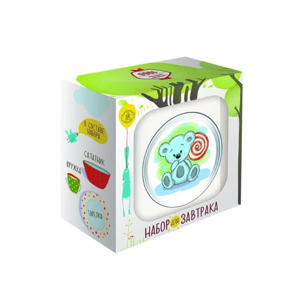 Set vesela pentru copii URSULETI 3 Piese - image 1