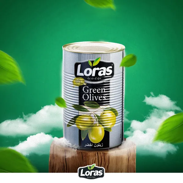 LORAS Зеленые оливки со косточкой 430 г - image 2