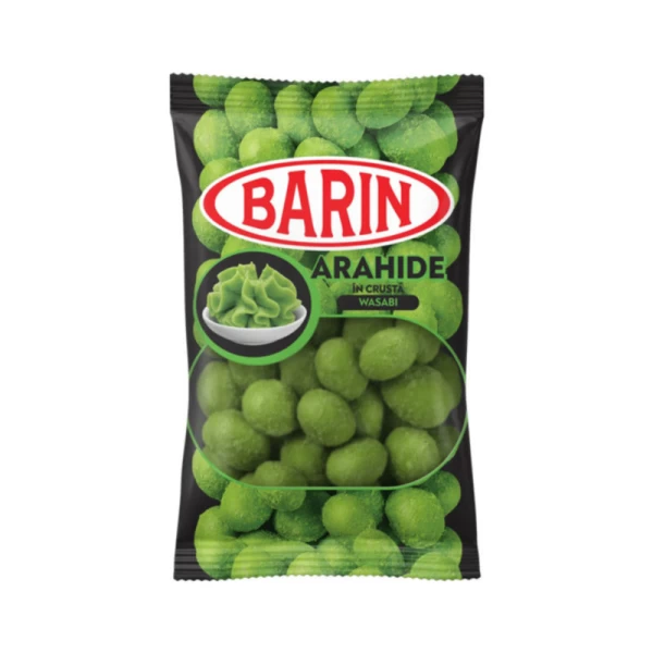 Barin Арахис обжаренный в корочке со вкусом васаби 60г - image 1