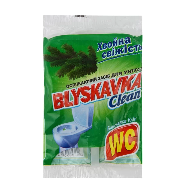 Освежающее средство для унитаза Blyskavka Clean Хвойная свежесть - image 1