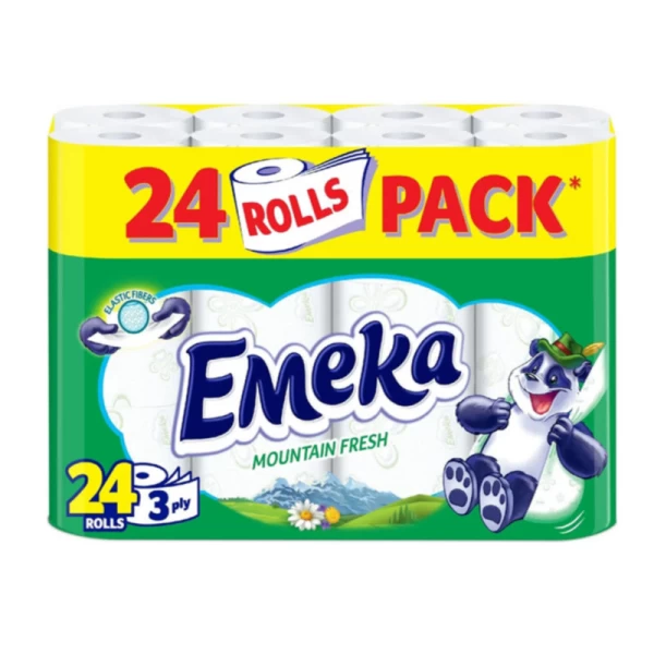 Emeka Hartie igienica, 3 straturi, 24 role Mountain Fresh - image 1