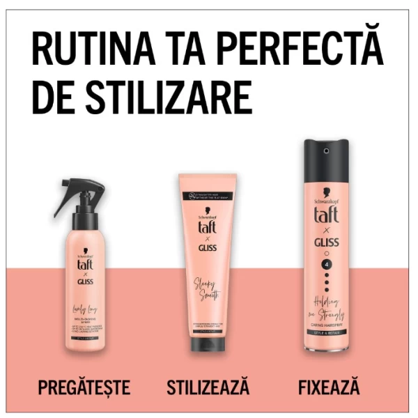 Taft x Gliss Lovely Long Spray pentru stilizarea si protectia parului 150ml - image 3