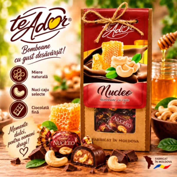 Bomboane Te Ador Nucleo cu cashew 220g - image 2
