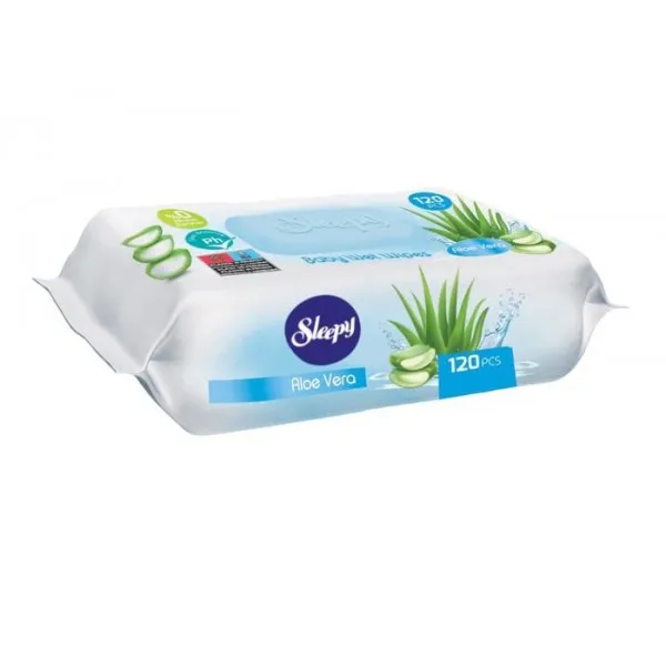 Sleepy Servetele umede 120 Aloe Vera - image 1
