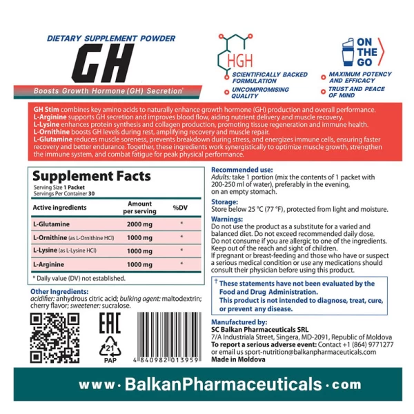 BP Complex pre-antrenament GH Stim 20pack - image 4