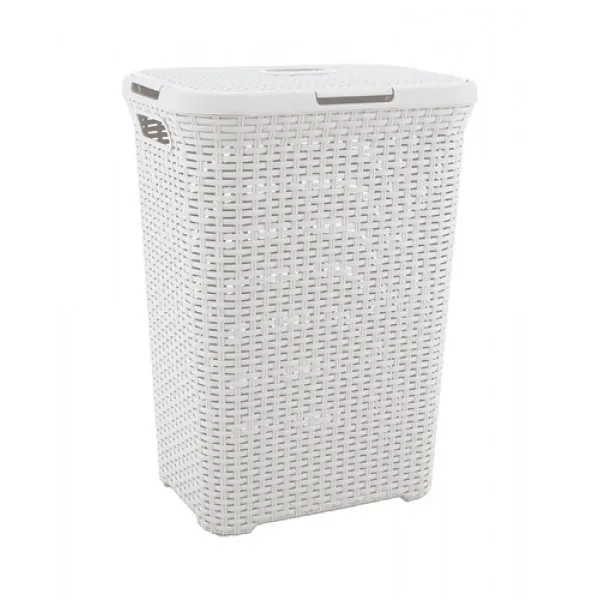 Cos pentru rufe NATURAL STYLE 60 L Cream - image 1