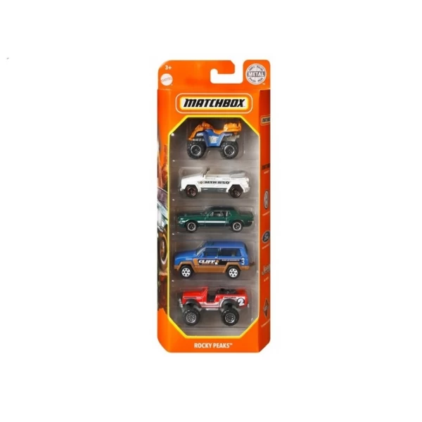 Игровой набор Hot Wheels Matchbox, 5 машин - image 1
