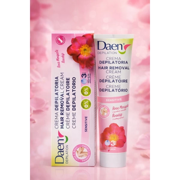 Daen Crema depilatoare Sensitive Rose 125 ml - image 2