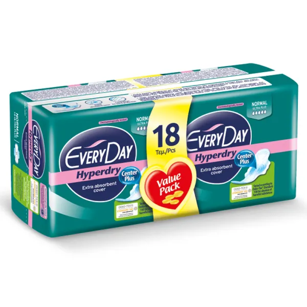Everyday Absorbante Hyperdry Normal 18buc - image 1