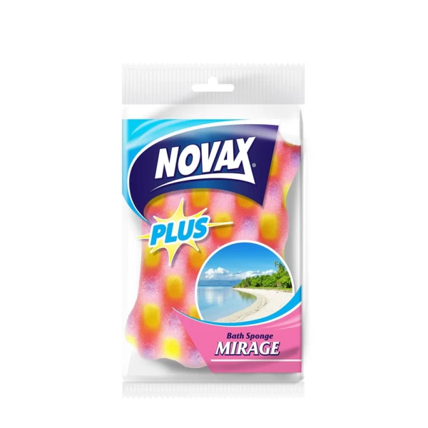 Novax NV PLUS Губка для ванной МИРАЖ 1 шт. 0526 - image 1