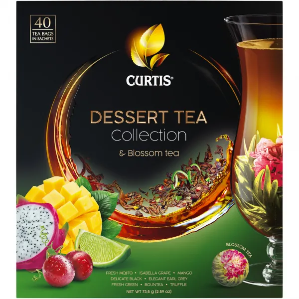 Curtis Ceai Set 40pac Dessert Blooming Tea Collection - image 1