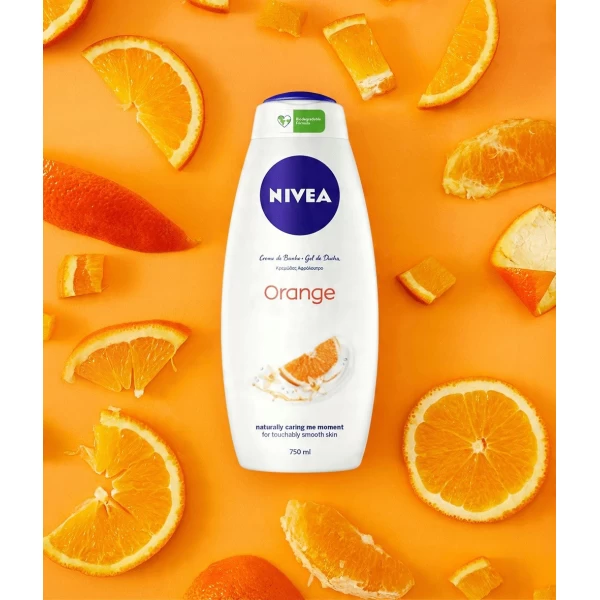 Nivea Гель для душа Care & Orange 750 мл - image 2