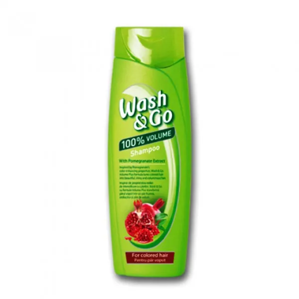 Wash&Go Sampon 360ml cu extract de rodie - image 1
