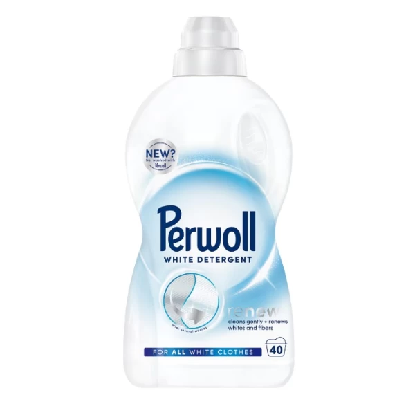 Perwoll Жидкий стиральный порошок Renew White, 40 стирок, 2000 мл - image 1