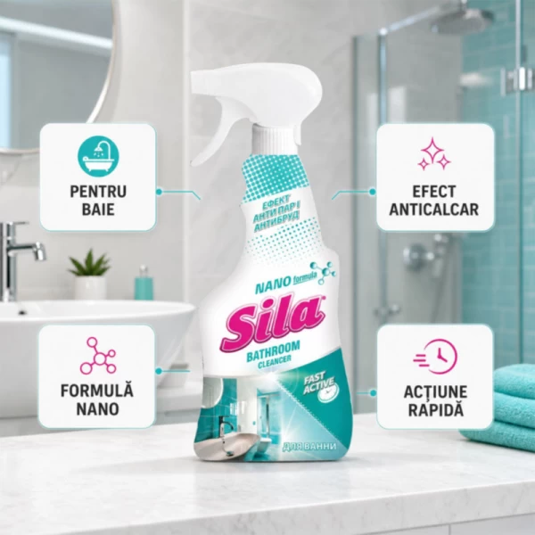 Sila Professional spray 500 g pentru curatarea blocului sanitar - image 2