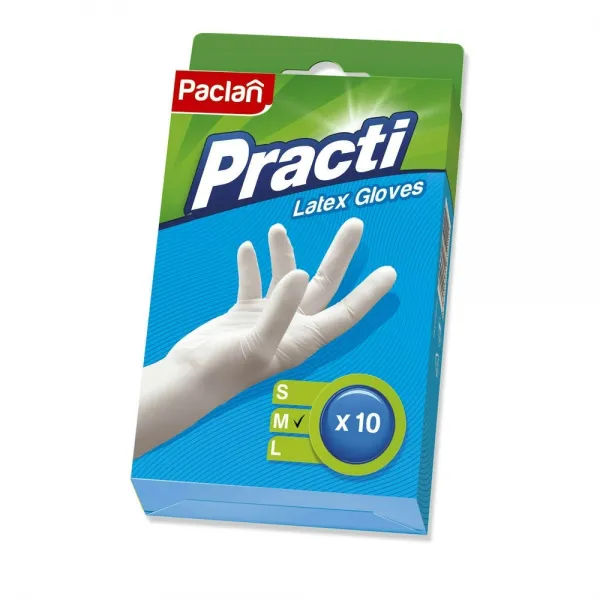 Paclan Manusi menaj Latex (M) 10 buc - image 1
