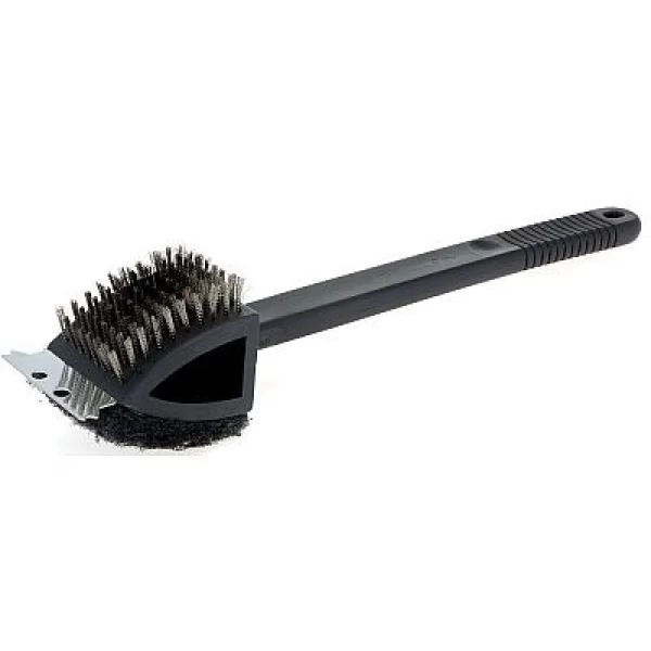 Щетка для чистки гриля BBQ 3in1, длинная ручка - image 2