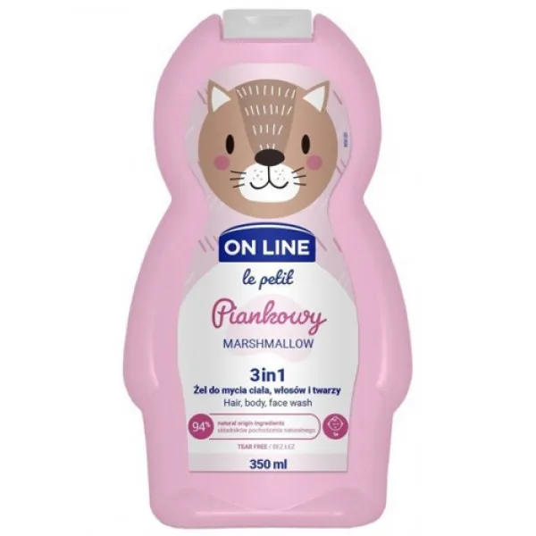 Шампунь гель детский On Line Le petit 3in1 Marshmallow 350 мл - image 1