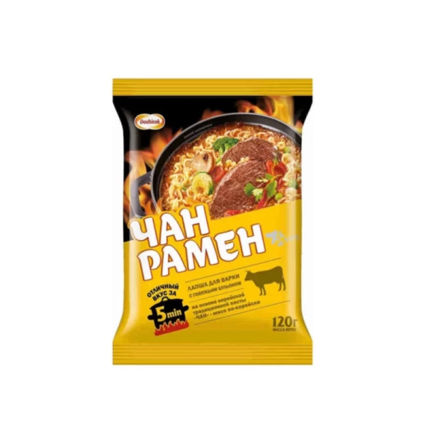 Taietei instant cu gust de vita condimentata Chan Ramen 120g - image 1