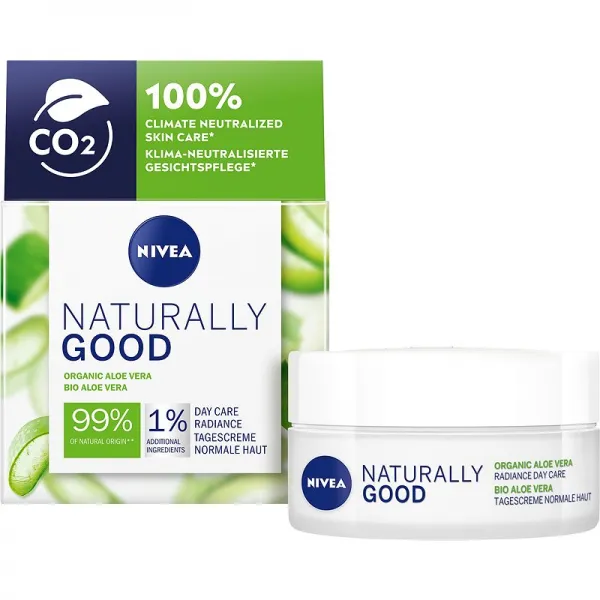 Nivea Crema de fata zi Naturally Good 50 ml - image 1