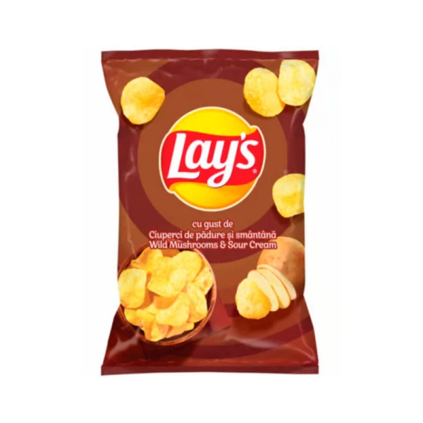 Lay's Chips ciuperci si smintina 125g - image 1