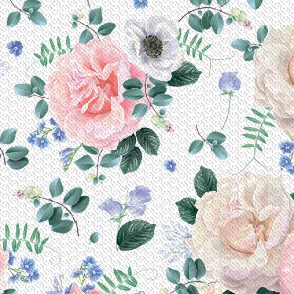 Silken 33x33 2 str 16 buc Servetele de masa Trandafiri Parfumati - image 1