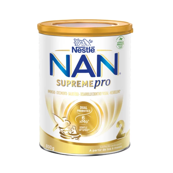Formula de lapte praf Nestle NAN 2 Supreme Pro, 800g, 6-12 luni - image 1