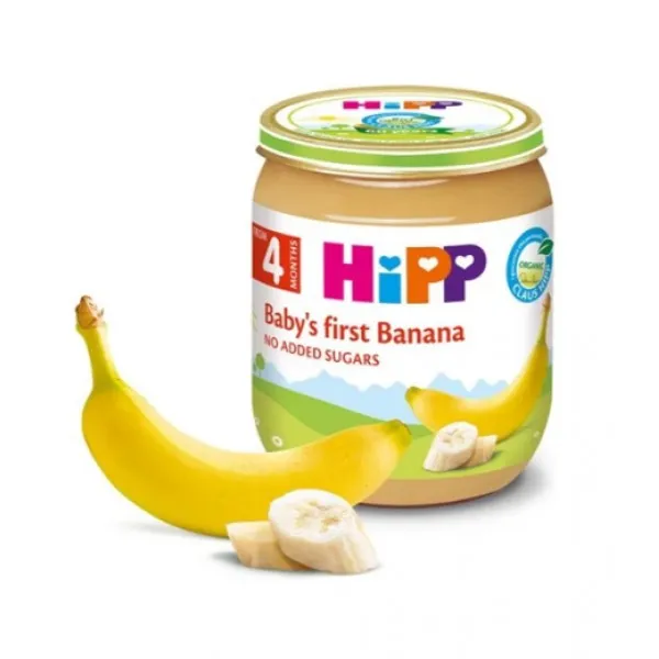 HiPP Piure de banană (4+ luni), 125 g - image 1