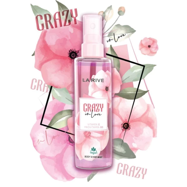 La Rive парфюмированная вода для тела и волос Crazy In Love 200 мл - image 2