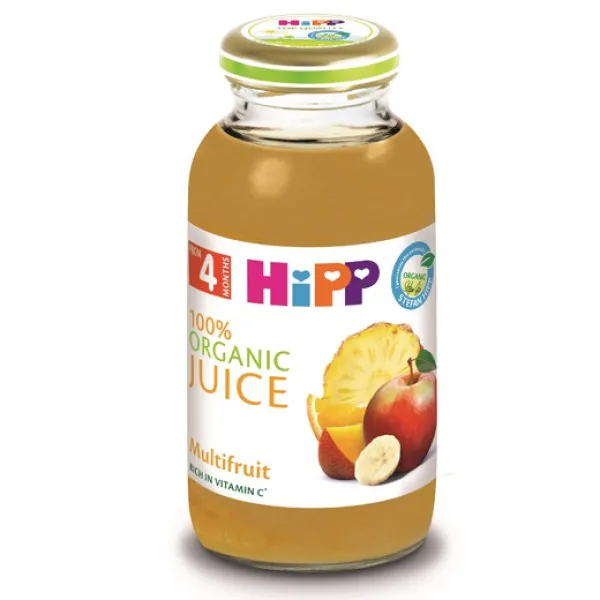 HiPP Multi-Fruit Juice (mere, portocale, ananas, banane, mango) (4+ luni), 200 ml - image 1