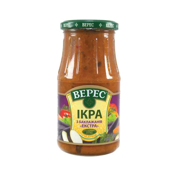 Икра из баклажанов Экстра Верес с/б 500г - image 1