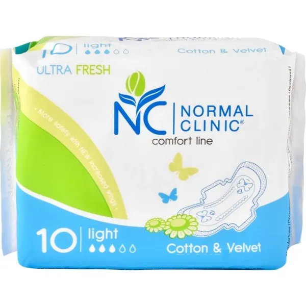 Normal Clinic Absorbante Ultra Cotton Fresh 10buc. - image 1