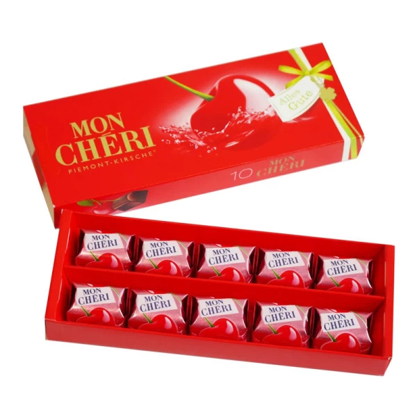 Ferrero Mon Cheri Ciocolata umpluta cu cirese in lichior 105 g - image 2