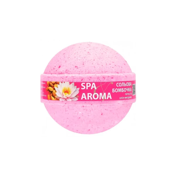 Spa Aroma Солевая Бомбочка для ванн Лотос 75г - image 1