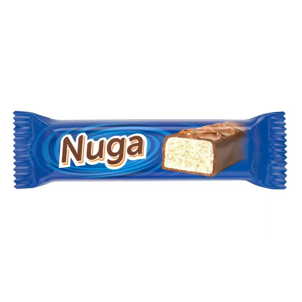Батончик глазированный с нугой и молоком Nefis 28г NUGA - image 1