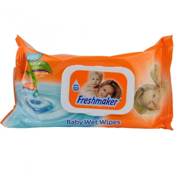 Салфетки влажные увлажняющие Freshmaker 60 шт - image 1