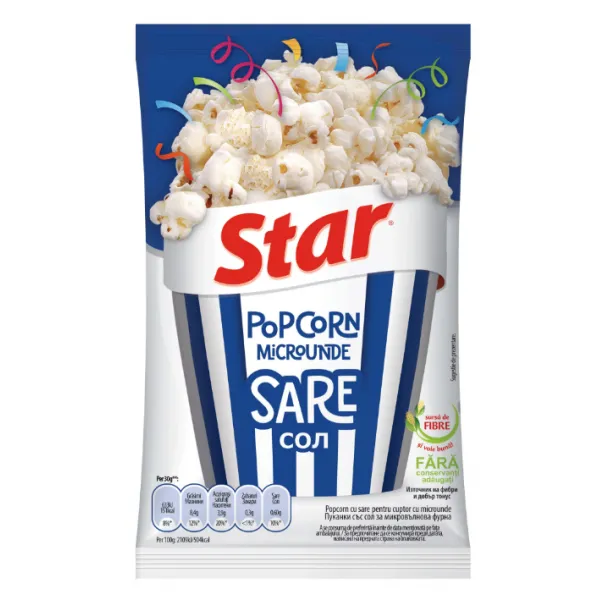 Star Popcorn 80 g Salt - image 1