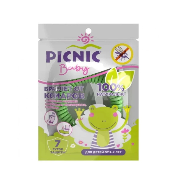 Picnic Baby средство репеллентное браслет от комаров 1 шт - image 1