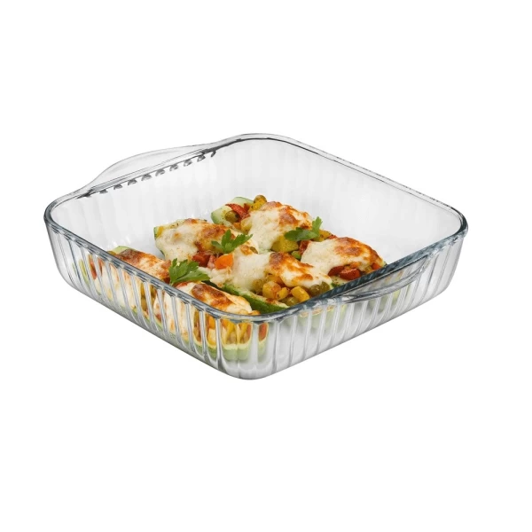 Tava riflata pentru copt BORCAM 22x25 cm - image 2