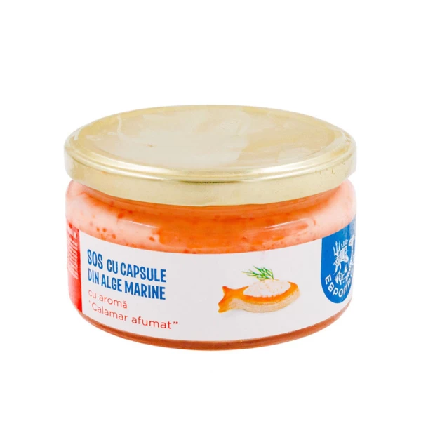 EvroProm Кулинарное изделие с капсулами из морских водорослей со вкусом копченого кальмара 180 г - image 1