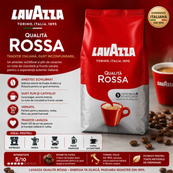 Lavazza Qualita Rossa Boabe 1000 g - image 2