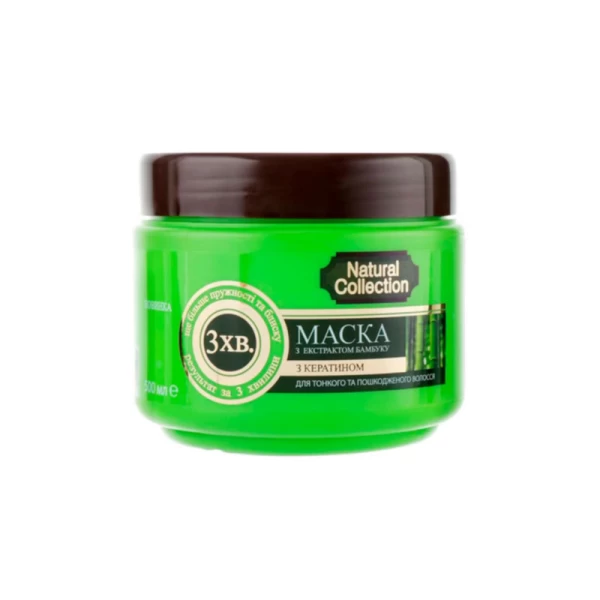 Natural Collection masca de par Bambuc 500ml - image 1