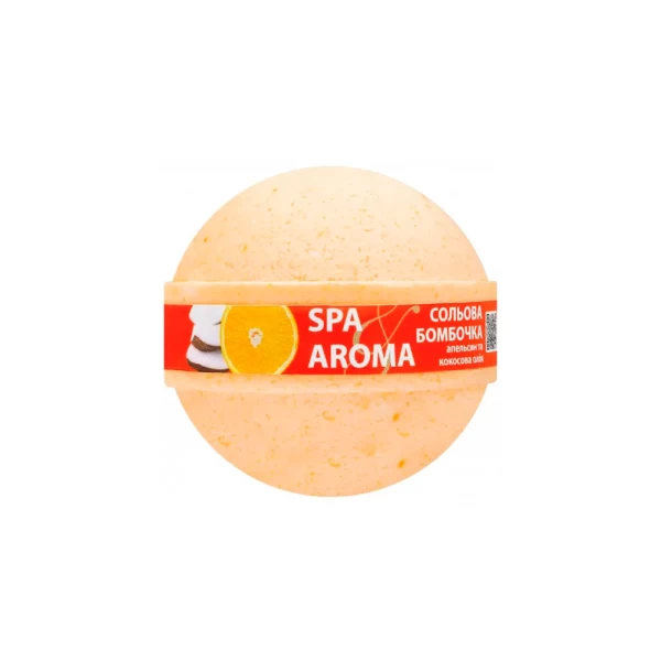 Spa Aroma Солевая Бомбочка для ванн Апельсин 75г - image 1